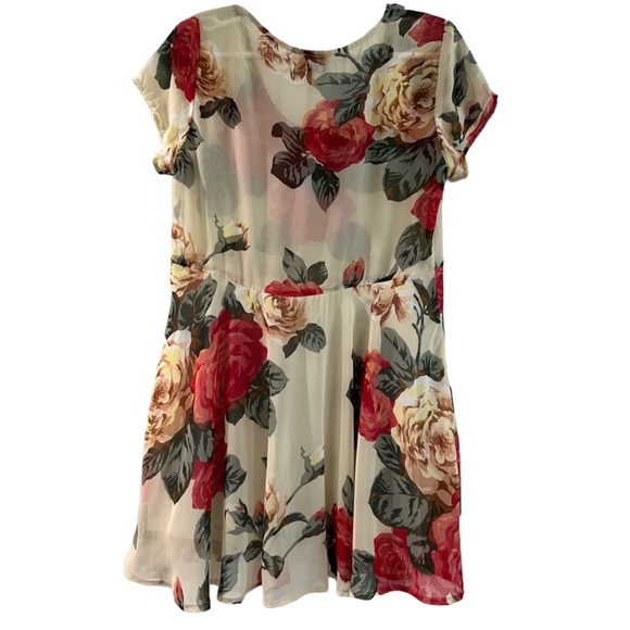 Show Me Your Mumu Lady Rose Dress Sheer Top - Picture 3 of 7